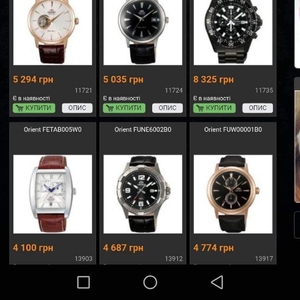 Продам інтернет магазин по продажу годинників