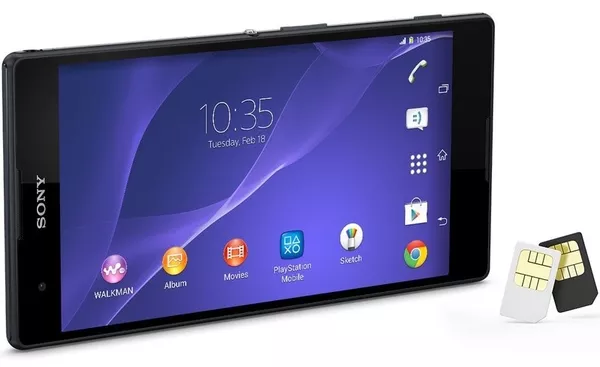 Продам телефон Sony Xperia T2 Ultra Dual D5322  в ідеальному стані плюс чохол 4