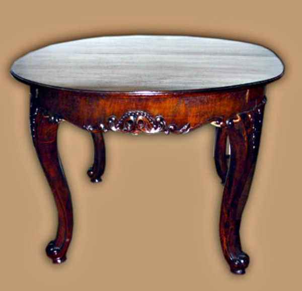Комплект антикварной столовой буфет,  стол,  зеркало 4